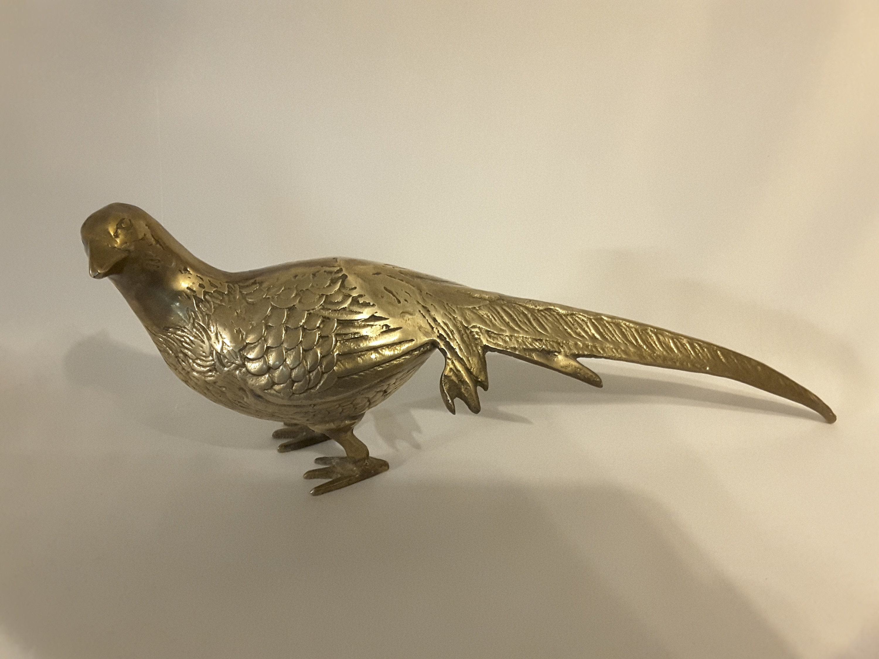 Bronze Solid Brass Baltic Amber Figurine Birds on a Tree Love Statuette Bronze Solid Brass Baltic Amber Figurine Birds on a Tree Love Statuette