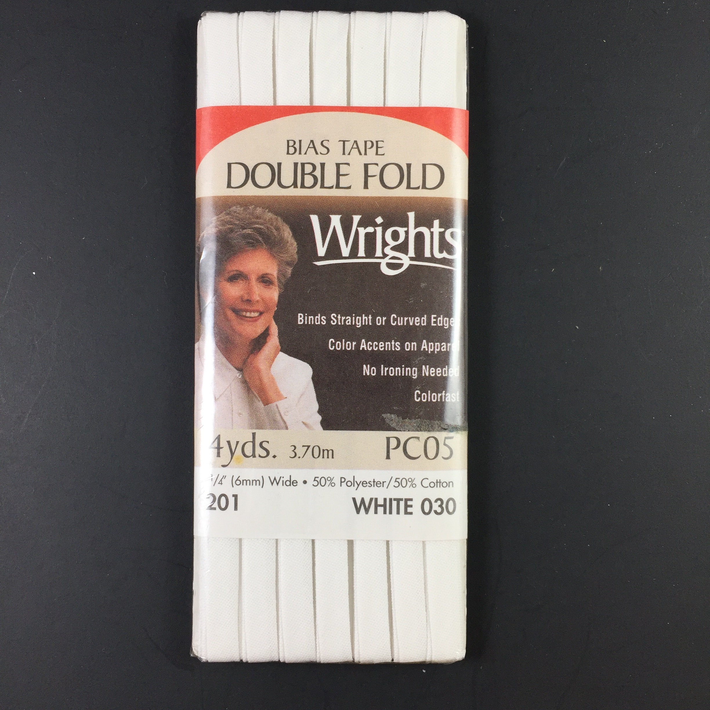 Wrights 201, 1/4 Double Fold Bias Tapes : Buy Cheap & Discount Fashion  Fabric Online