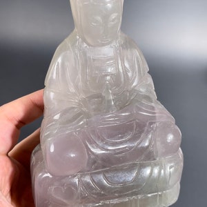 Fluorite Buddha Statue • Over 13cm! - 860G