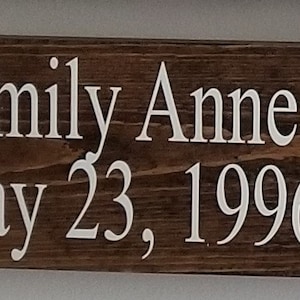 Name plate to add to Grandparent sign