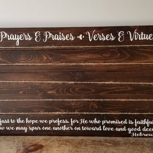 Group or Church Prayer Board
