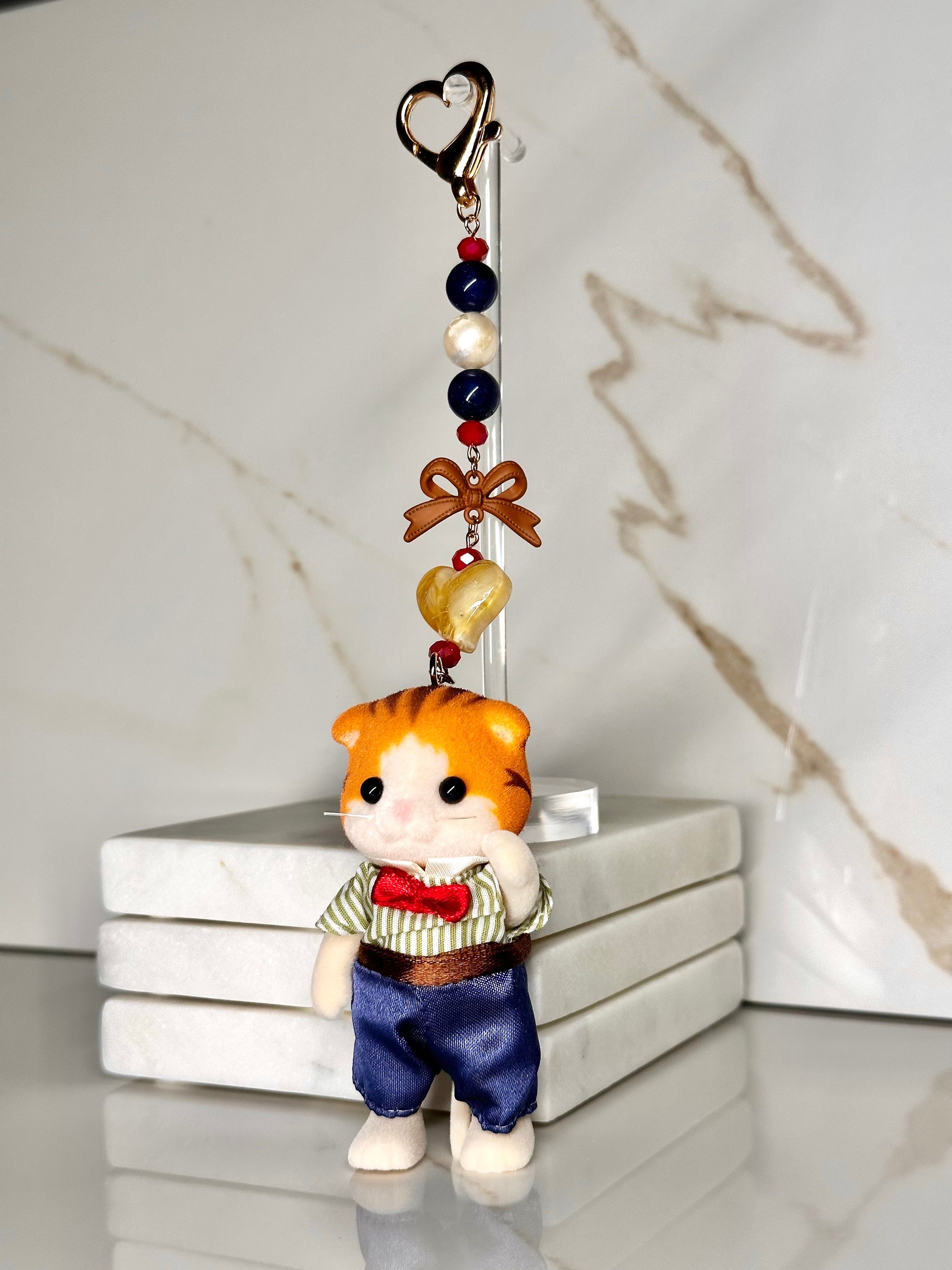ORZOESD Cat Dad Keychain - Stainless Steel Jewelry Gift For Cat Father, Birthday, Father's Day - View #7