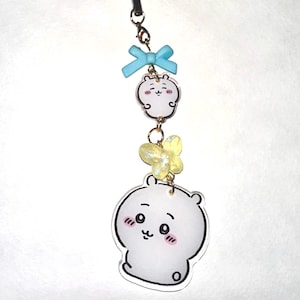 Casetify x Chiikawa colab Phone Charm Chiikawa Hachiware