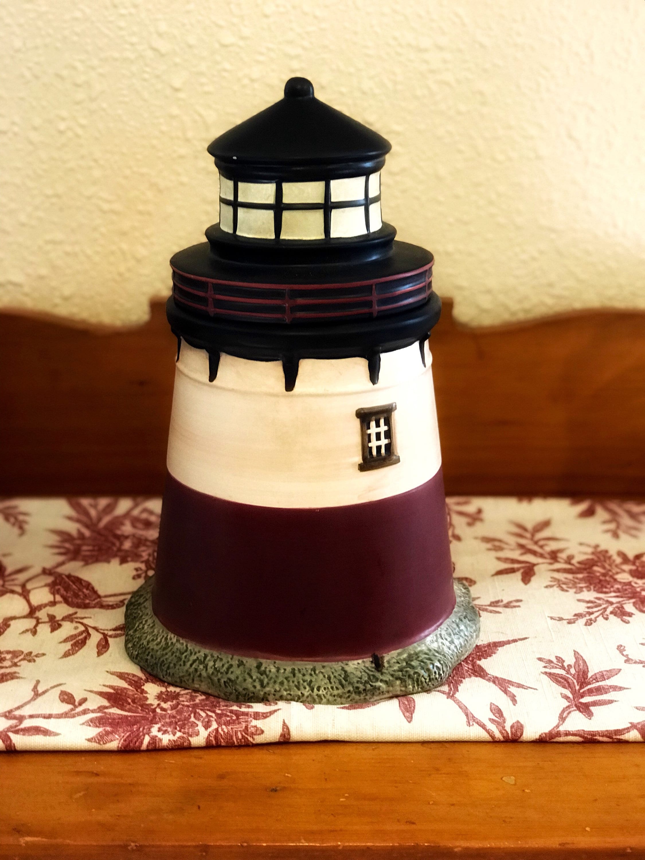 Lighthouse Cookie Jar Sakura David Carter Brown By the Sea Etsy