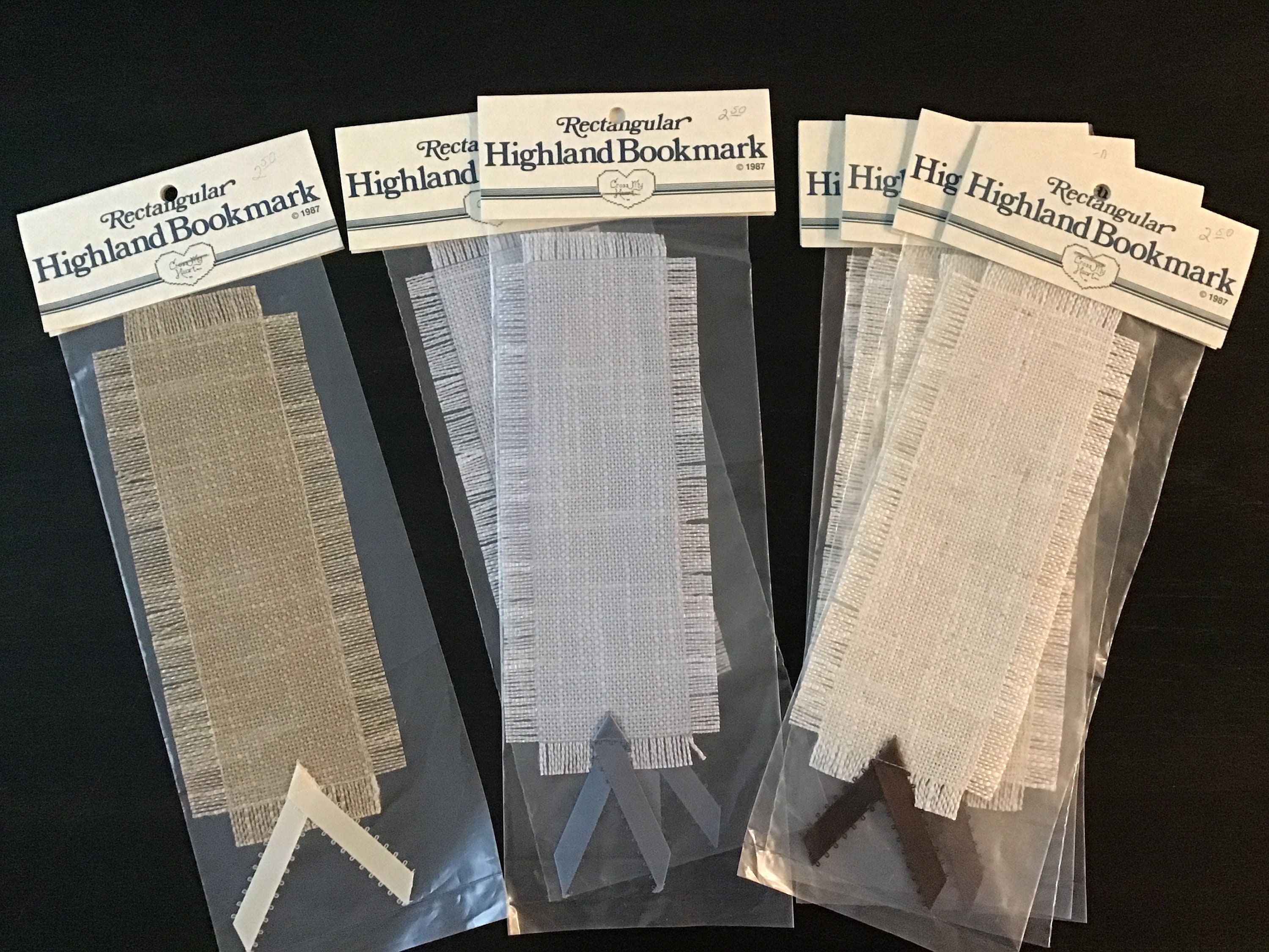 Cross My Heart Rectangular Highland Bookmark, your choice