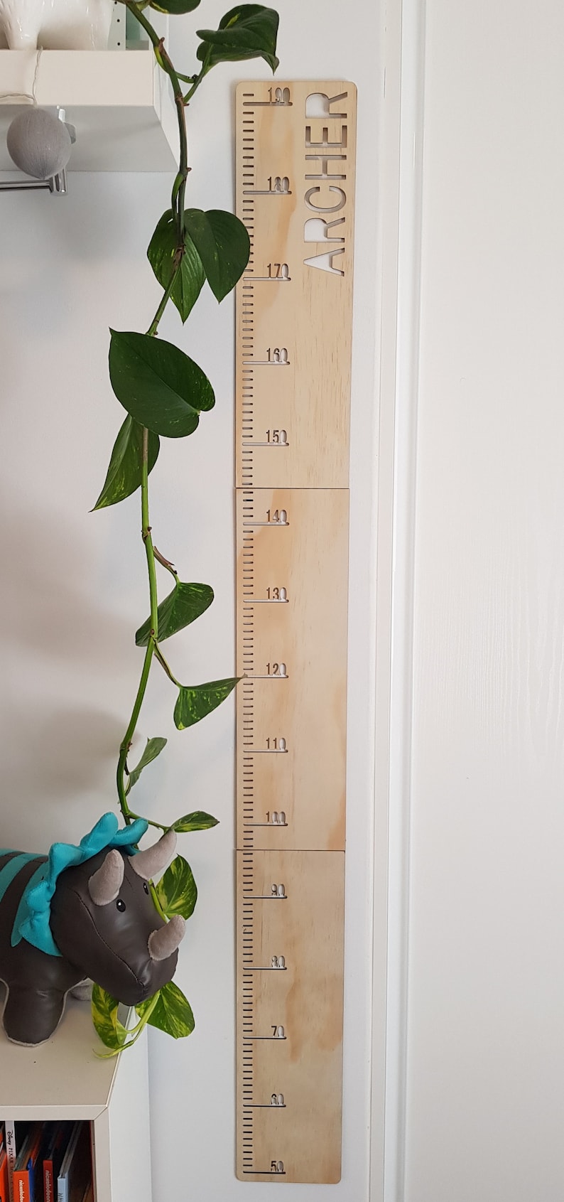 Graphique de hauteur en anglais Nom SINGLE C'est la Etsy