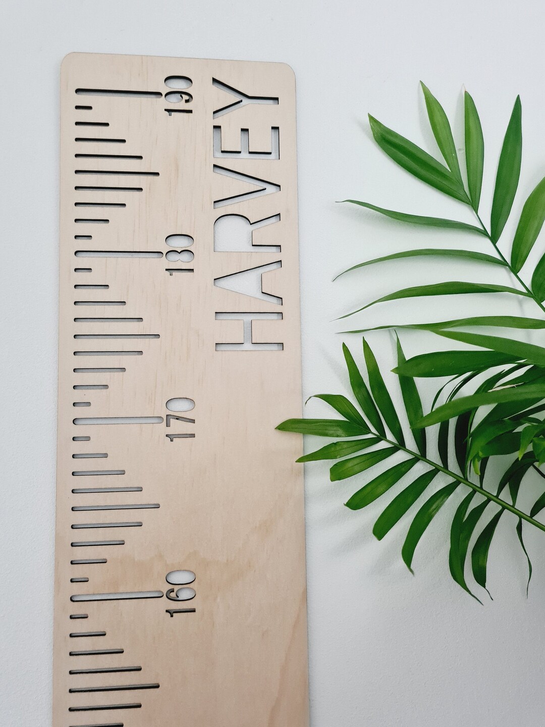 RULER Single Name Name Height Chart Plywood Handmade and Personalised ...