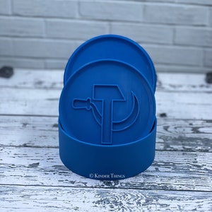 3 Piece Hammer & Sickle Puck Bath Bomb Mold