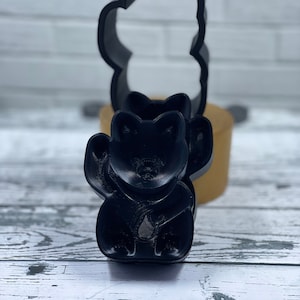 3 Piece Lucky Cat Bath Bomb Mold