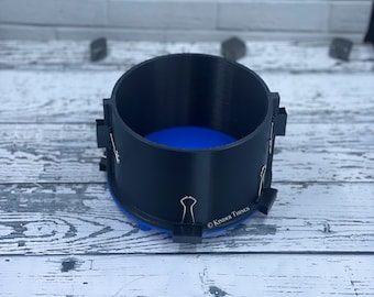 3D Printed Round Silicone Mold Form 4” Round 2.5” tall