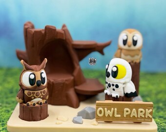 Articulated Owls and Estuary
