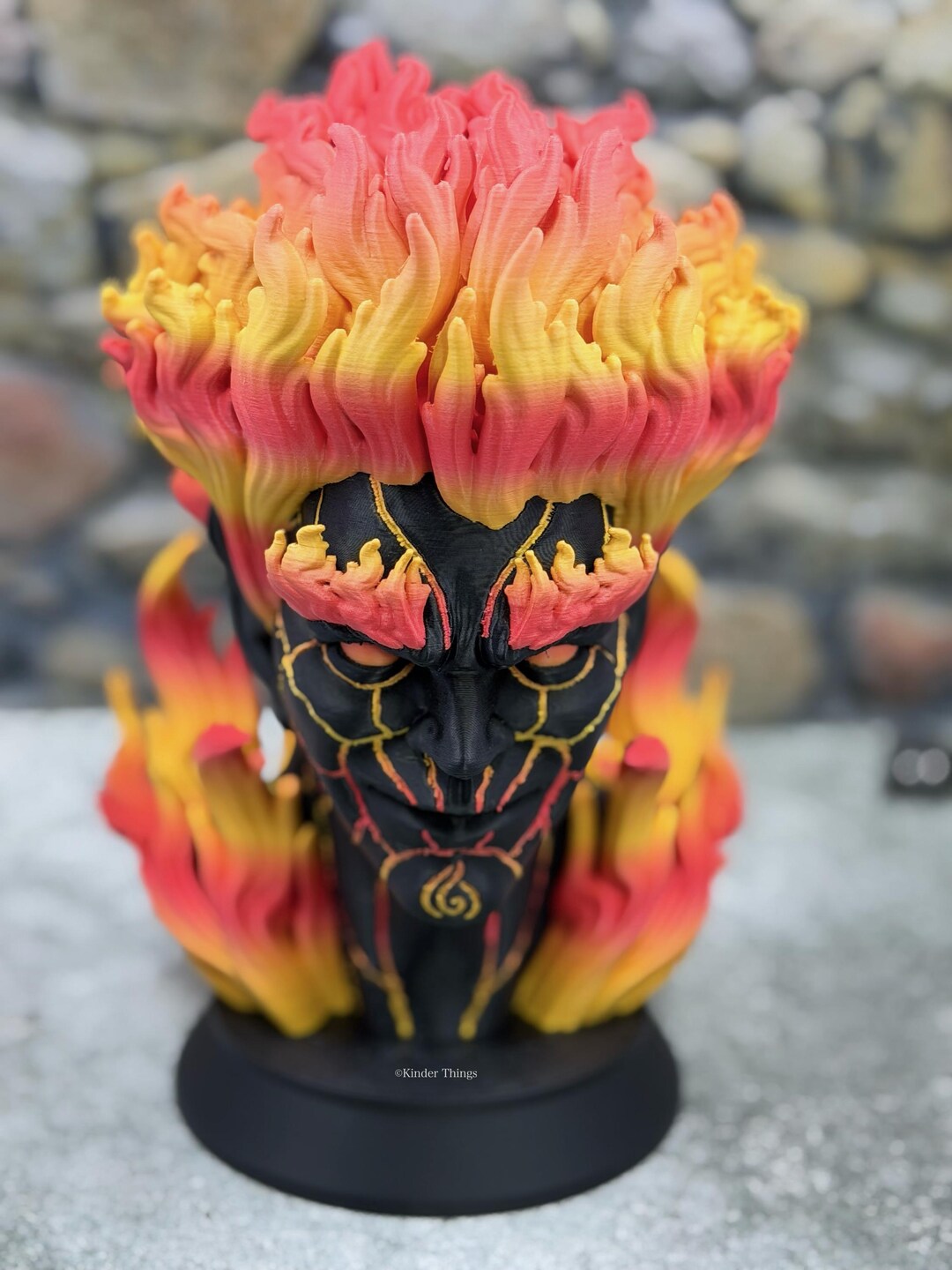 3D Emberon Bust Sculpture - Etsy