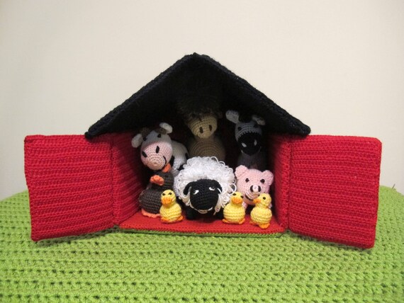 Farm Toys Crochet Farm Toys For Kits Migurumi Farm Farm Etsy