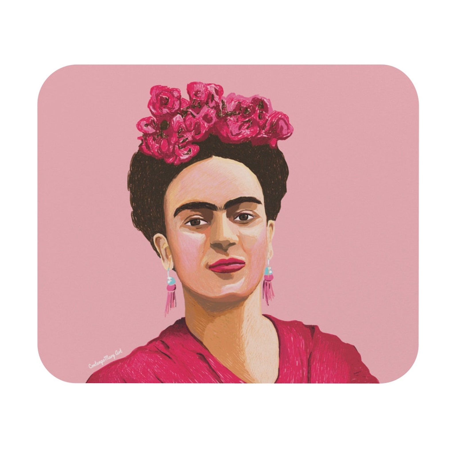 Frida Kahlo Mousepad, Frida Desk Mouse Pad, Frida Office Gift Mouse Pad ...