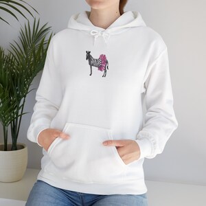 Zebra Hoodie, Pocket Zebra Hoodie, Zebra Sweatshirt, Cute Hoodie, Cute Sweatshirt, Zebra Art Hoodies