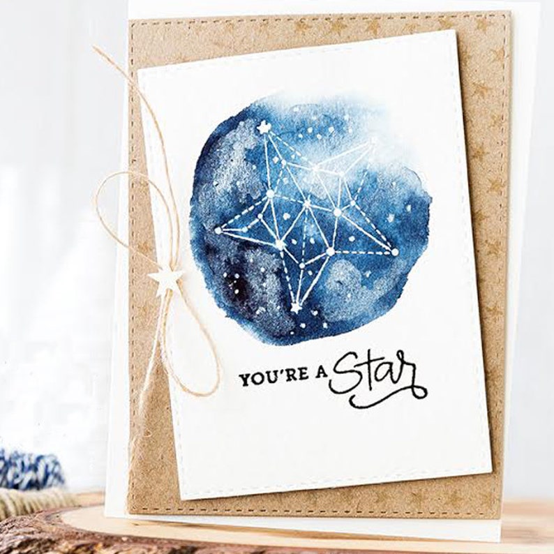Seeing Stars Transparent Clear Silicone StampSeal for DIY ScrapbookingPhoto Album Decorative Cards Making Clear Stamps 4x6inch