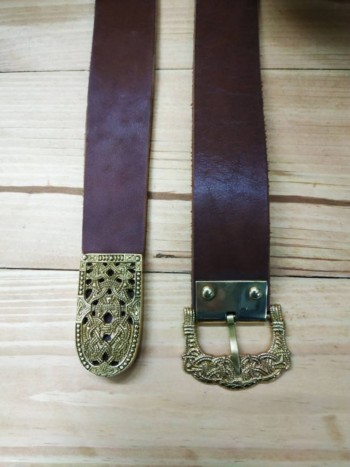 Historical Belt 9th Century Vikings Belt Early Medieaval Etsy