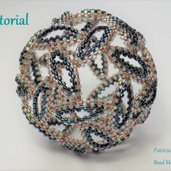 Tutorial for Whirlwind beaded icosahedron