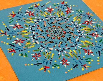 Mandala painting, Fluctuation