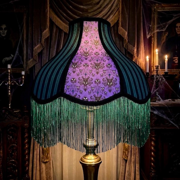 Haunted Mansion Inspired Lampshade - *Made to Order: 8-9 weeks*