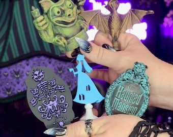 Haunted Mansion Lamp Topper Collection