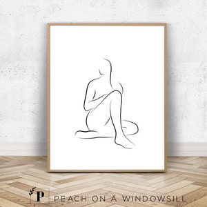 Buy Kissing Couple Wall Art Lovers Illustration Couple Drawing Romantic Line  Drawing Kiss 8x10 Love Sketch Black and White Line Print Online in India 
