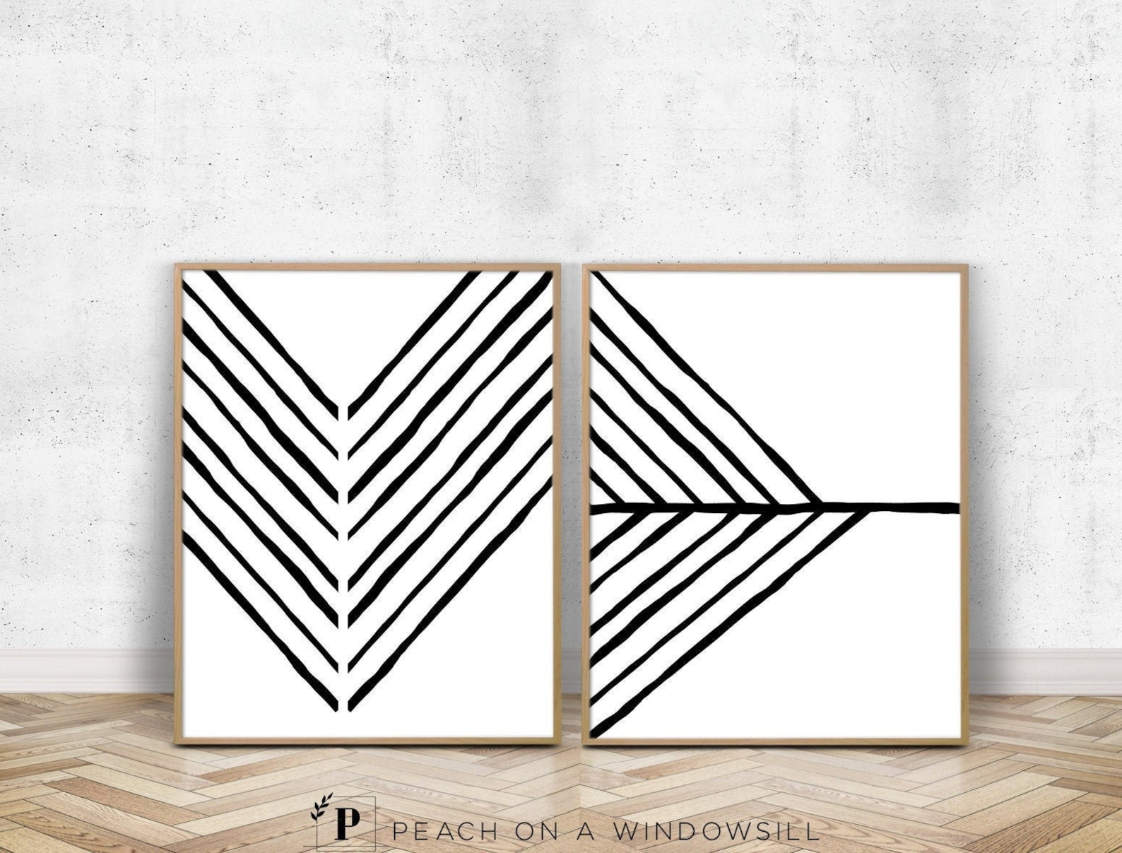 Boho Wall Art Bohemian Wall Decor Black White Print Set of - Etsy