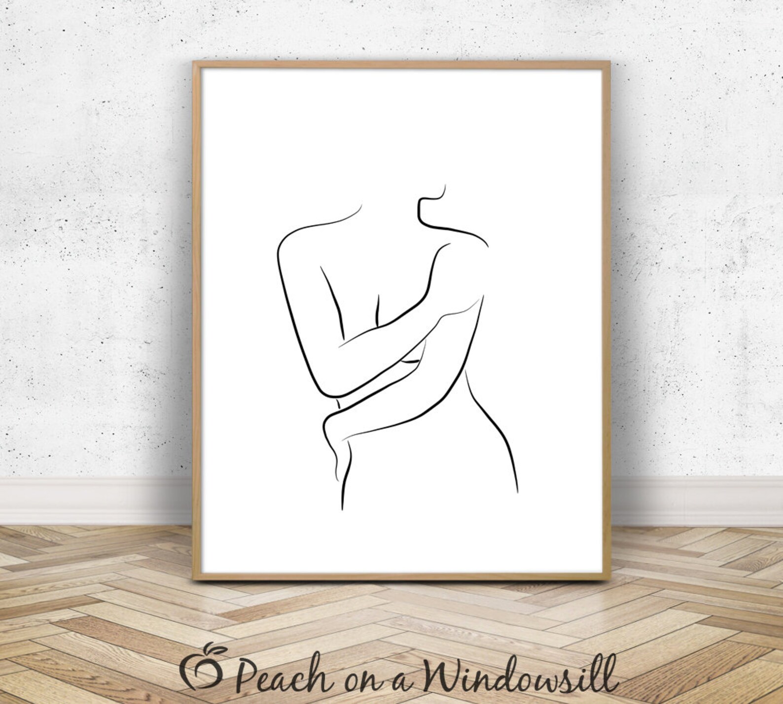 Nude Sketch Canvas Prints