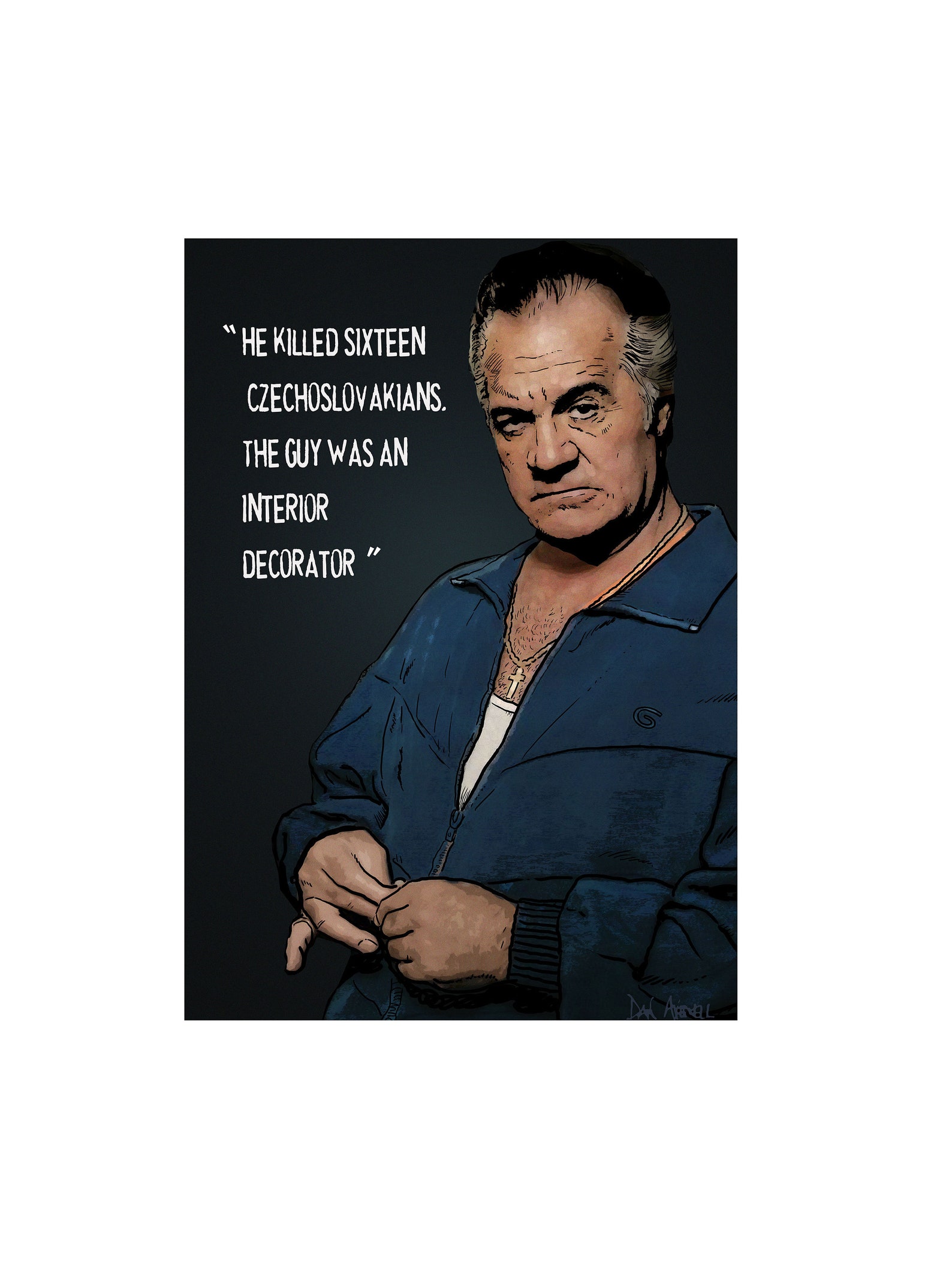 The Sopranos Paulie Walnuts Art Print/Poster Etsy