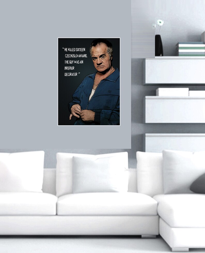 The Sopranos Paulie Walnuts Art Print/Poster Etsy