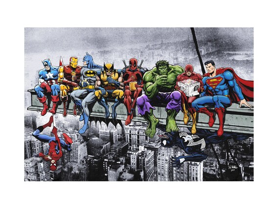 Marvel Heroes Lanyard Captain America,Hulk,Spiderman,Thor,Wolverine The Thing