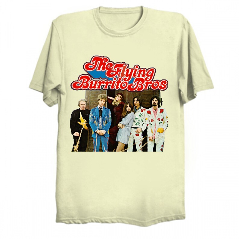 The Flying Burrito Bros featuring Gram Parsons TShirt Etsy