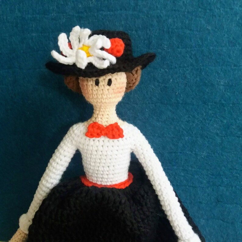 Crochet Doll Pattern, Tilda Mary Poppins Amigurumi (PDF Pattern) - Etsy ...