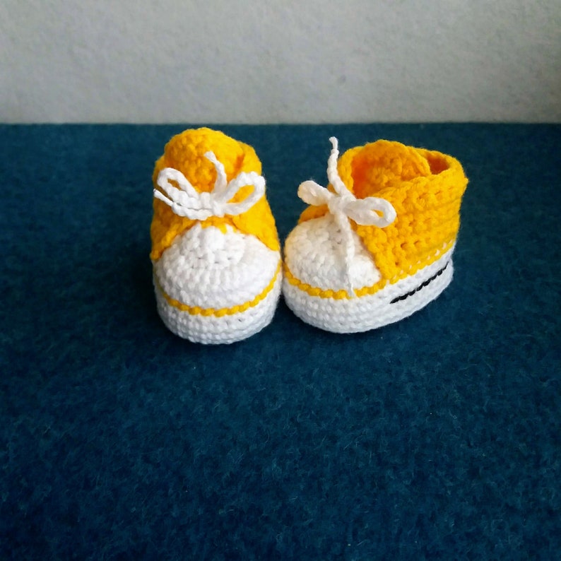 Crochet Pattern for Doll Shoes Sneakers, PDF Pattern in English, Shoes Pattern with 2 versions of soles. image 7