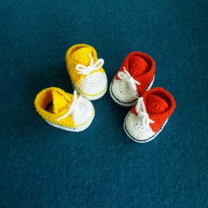 Crochet Pattern for Doll Shoes Sneakers, PDF Pattern in English, Shoes Pattern with 2 versions of soles. image 10