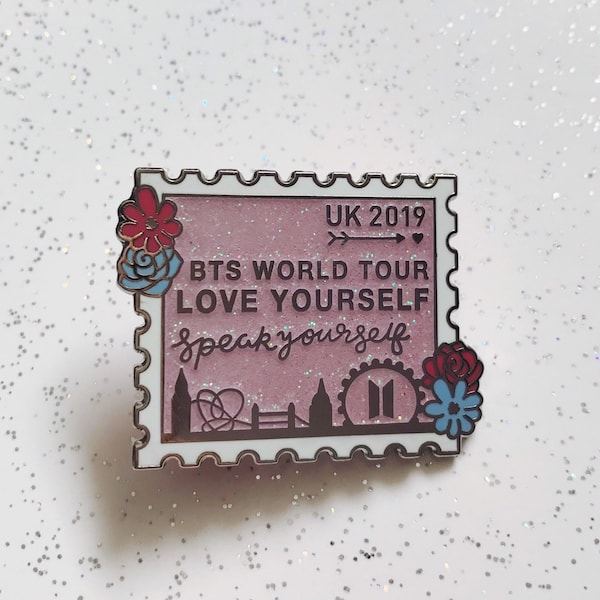 BTS Speak Yourself Tour Stamp Hard Enamel Pin