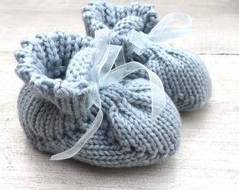 Baby Boy Booties - Etsy