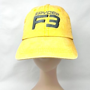 Canam Spyder Hat Cap - Embroidered F3 - Yellow Gold Twill
