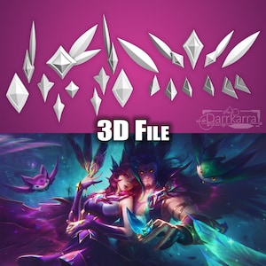Accessories Star Guardian Xayah League of Legends STL Files