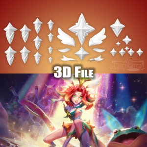 Neeko League of Legends Star Guardian Props STL Files