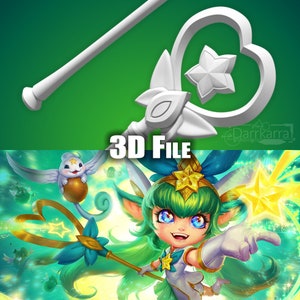 Star Guardian Lulu League of Legends STL Files