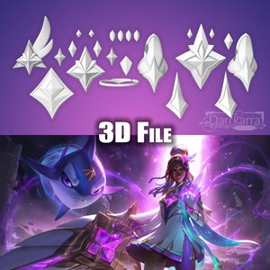 Star Guardian Senna Accessories Wild Rift / League of Legends STL Files