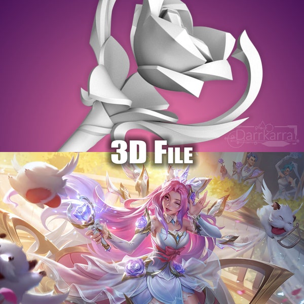 Seraphine Crystal Rose League of Legends / Wild Rift Fichiers STL