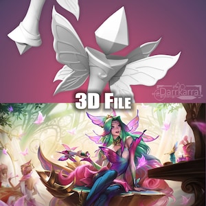 Seraphine Faerie Court League of Legends STL Files