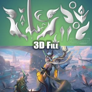 Soraka Immortal Journey Accessories League of Legends STL Files
