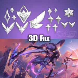 Accessories Star Guardian Akali League of Legends STL Files