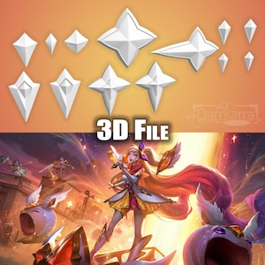 Star Guardian Seraphine Wild Rift Accessories STL Files