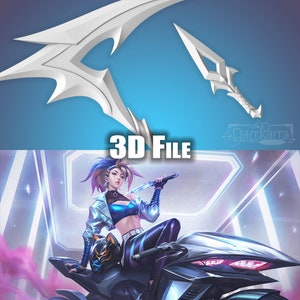 Akali KDA All Out League of Legends STL Files
