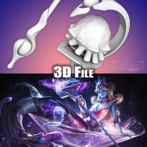 Prestige Space Groove Nami League of Legends STL