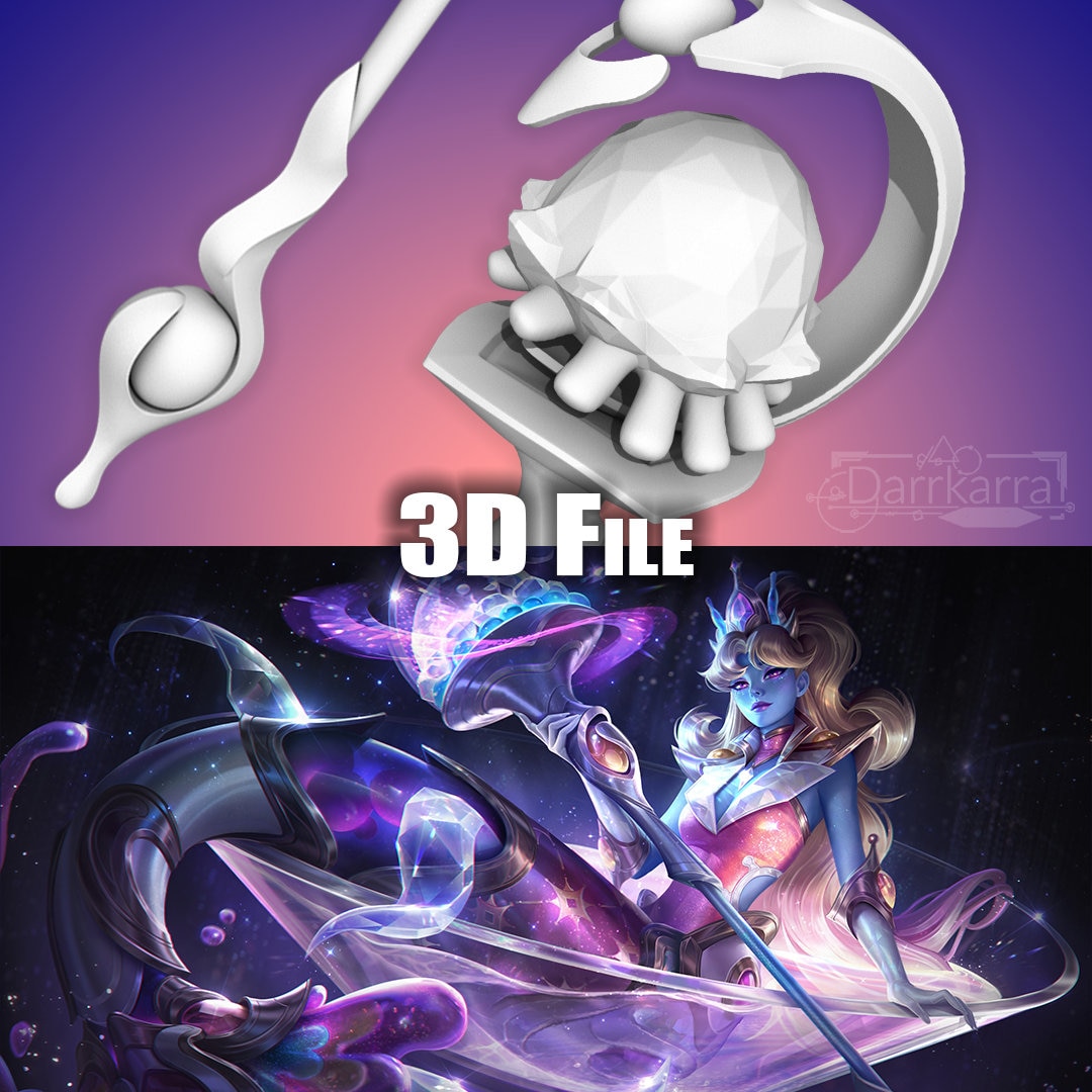 Prestige Space Groove Nami League of Legends STL